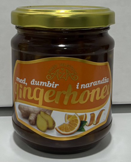 MZN GINGERHONEY 250G